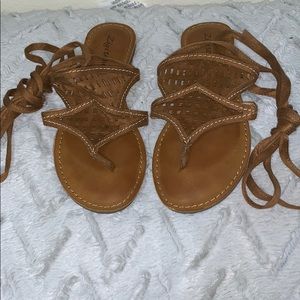 Women’s lace up sandals